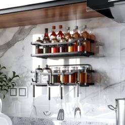 Merkloos RVS Doucherek - Badkamerrekken - Badkamerrek Zonder Boren - Shower Rack - Zelfklevend Doucherek - Doucherek Zonder Boren - Badkamer Accessoires - 2 Stuks -Badkamerartikelen Winkel 1200x1200 1819