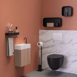 Sealskin Brix - Wandkubus Wandelement Wandrek - 12x50x24 Cm - Metaal - Zwart 26 Sealskin Brix - Wandkubus Wandelement Wandrek - 12x50x24 Cm - Metaal - Zwart -Badkamerartikelen Winkel 1200x1200 1837