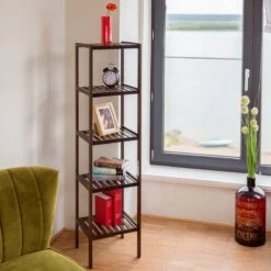 Relaxdays - Badkamerrek Bamboe - Houten Rek - Keukenrek - Schoenenrek, Opbergrek -Badkamerartikelen Winkel 1200x1200 1857