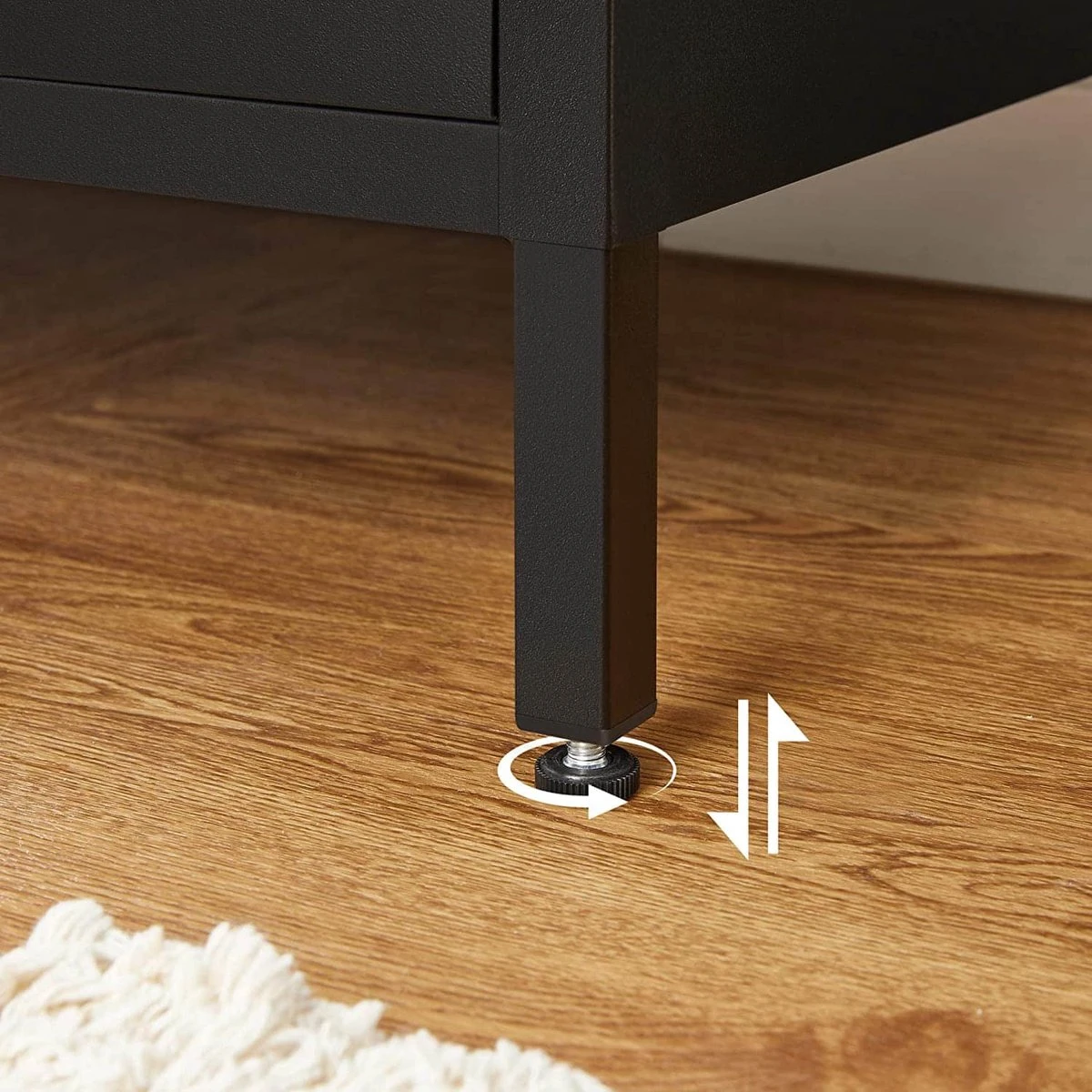 Songmics Opslagkabinet, Dubbel-deurs Vloerkast Met Magnetische Sluiting, Verstelbare Plank, Stalen Frame, Industriële Stijl, Ruimtebesparend, Rustiek Bruin En Zwart LSC102B01 8 Songmics Opslagkabinet, Dubbel-deurs Vloerkast Met Magnetische Sluiting, Verstelbare Plank, Stalen Frame, Industriële Stijl, Ruimtebesparend, Rustiek Bruin En Zwart LSC102B01 - Afbeelding 8