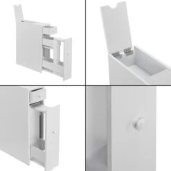 Niskast Badkamerkast Met 2 Lades 58x16x48 Cm Wit -Badkamerartikelen Winkel 1200x1200 1931