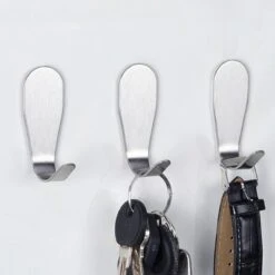 Handdoekhaakjes - Zelfklevende Haakjes - 4 Stuks - Plakhaakjes - Sterke Lijm -Badkamerartikelen Winkel 1200x1200 195