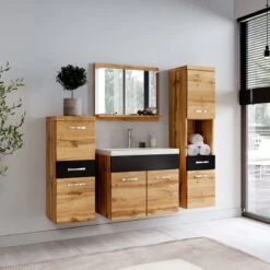 Badmeubelset Alba 60cm Zwart Met Eiken Compleet Badkamermeubel 13 Badmeubelset Alba 60cm Zwart Met Eiken Compleet Badkamermeubel -Badkamerartikelen Winkel 1200x1200 1970