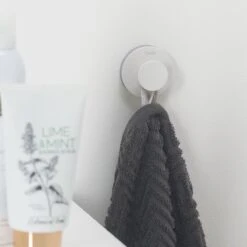 Tiger Urban - Handdoekhaak Groot (1x) - ø 5 Cm - Inclusief 2 Decorringen - Wit -Badkamerartikelen Winkel 1200x1200 239