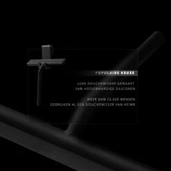 Douchewisser Zwart Met Ophangsysteem- Badkamer Accessoires- Raamwisser- Trekker Douche- Silicone- 21cm X 16cm -Badkamerartikelen Winkel 1200x1200 284