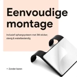 Douchewisser Met Ophanghaak En 2 Extra Strips - Raamwisser Voor Douche - Raamtrekker Zwart -Badkamerartikelen Winkel 1200x1200 302