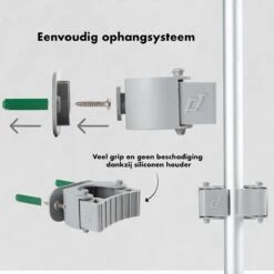 Chaton® Vloertrekker Lang Met Ophangsysteem - Afdraaibare Wisser - Douchewisser - Trekker Douche - Vloerwisser - Uitschuifbaar 70cm Tot 125cm -Badkamerartikelen Winkel 1200x1200 319