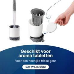 Mdxl® Siliconen WC Borstel Met Zeepdispenser - Hervulbaar - Vrijstaand Of Hangend - Sneldrogend, Hygiënisch & Antibacteriële Werking - Zonder Boren - Toilet Brush - Toiletborstel Houder - Lekbak 14 Mdxl® Siliconen WC Borstel Met Zeepdispenser - Hervulbaar - Vrijstaand Of Hangend - Sneldrogend, Hygiënisch & Antibacteriële Werking - Zonder Boren - Toilet Brush - Toiletborstel Houder - Lekbak -Badkamerartikelen Winkel 1200x1200 348
