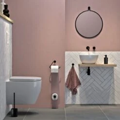 Tiger Porto - Toiletborstel Met Houder - Vrijstaand - Zwart -Badkamerartikelen Winkel 1200x1200 372