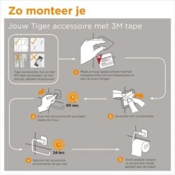 Tiger Tune - Reserverolhouder - Messing Geborsteld / Zwart -Badkamerartikelen Winkel 1200x1200 488