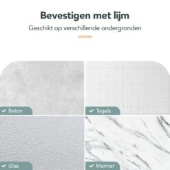 Doucherek - Doucherek Zonder Boren - Doucherekjes - Doucherek Hangend - Doucherekje - Doucherekje Zonder Boren - Doucherek Zwart - Hoek - 2 Stuks - Met Haakjes - Inclusief Montage Materiaal - Hoogwaardig Afgewerkt - EJC Products -Badkamerartikelen Winkel 1200x1200 517