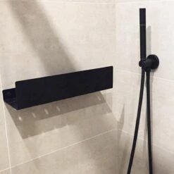 Doucherek Zwart - Shampoo Rek - RVS - Eenvoudig Te Monteren -Badkamerartikelen Winkel 1200x1200 529
