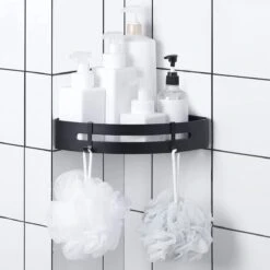 Sens Design Doucherekjes Set Van 3 - Doucherek Zonder Boren - Zwart -Badkamerartikelen Winkel 1200x1200 543