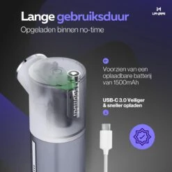 Lavrai - Automatische Zeepdispenser - Zeeppompje - Met LCD Scherm - Opldaadbaar - En Infrarood Sensor -Badkamerartikelen Winkel 1200x1200 57