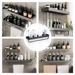 Merkloos Doucherek Zonder Boren 2x 30 Cm – Doucherek – Doucherek Hangend – Badkamerrek – Zonder Boren – IP68 Waterdicht – 4KG Draagkracht – Zwart RVS 27 Merkloos Doucherek Zonder Boren 2x 30 Cm – Doucherek – Doucherek Hangend – Badkamerrek – Zonder Boren – IP68 Waterdicht – 4KG Draagkracht – Zwart RVS -Badkamerartikelen Winkel 1200x1200 591