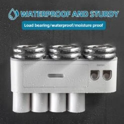 LuxeBass Tandenborstel Organizer | Tandenborstelhouder | Automatisch Tandpasta Dispenser | Met Lade En Opbergvak Voor Badkamer - LB544 -Badkamerartikelen Winkel 1200x1200 601