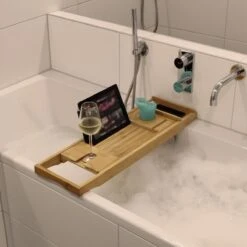 IVOL Badplank Bamboe - Badplank Hout Met Badrek Houders - Uitschuifbaar - 75 Tot 110 Cm 17 IVOL Badplank Bamboe - Badplank Hout Met Badrek Houders - Uitschuifbaar - 75 Tot 110 Cm -Badkamerartikelen Winkel 1200x1200 643