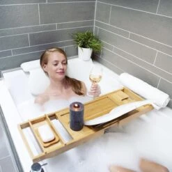 LifeGoods Badplank - Uitschuifbaar - Voor In Bad - 74.5 Tot 108.5 Cm - Met Houder - Hout 13 LifeGoods Badplank - Uitschuifbaar - Voor In Bad - 74.5 Tot 108.5 Cm - Met Houder - Hout -Badkamerartikelen Winkel 1200x1200 647