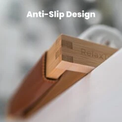 RelaxTub® Badplank - Badplank Voor In Bad - Badrek - Verstelbaar - Anti Slip - Badplank Bamboe - Badplank Hout - Badrekje Inclusief Boekenhouder, Tablethouder & Spiegel -Badkamerartikelen Winkel 1200x1200 655