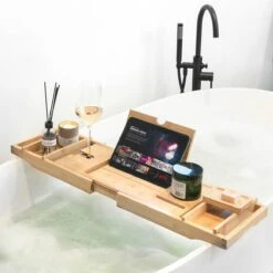 IMoshion Badplank Voor In Bad - Dienblad Inclusief Pootjes - Tablet Houder - Badrek Uitschuifbaar 75 Tot 110 Cm - Lichtbruin 15 IMoshion Badplank Voor In Bad - Dienblad Inclusief Pootjes - Tablet Houder - Badrek Uitschuifbaar 75 Tot 110 Cm - Lichtbruin -Badkamerartikelen Winkel 1200x1200 668