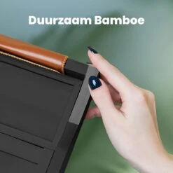 RelaxTub® Badplank - Badplank Voor In Bad - Badrek - Verstelbaar - Anti Slip - Badplank Zwart - Badplank Hout - Badrekje Inclusief Boekenhouder, Tablethouder & Spiegel -Badkamerartikelen Winkel 1200x1200 698