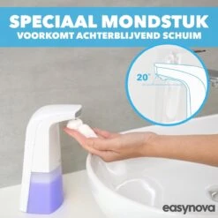 Automatische Foam Dispenser - Schuim - Zeep - Zeepdispenser - Hygiëne - Infrarood Sensor - Schuimzeep Dispenser - Zeeppompje - Elektrische Zeep Dispenser - Dettol Mousse -Badkamerartikelen Winkel 1200x1200 733