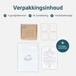 Moodcare® Douchegordijn Klemmen – Douchegordijn Houder 4 Stuks – Douchegordijn Clip Zelfklevend -Badkamerartikelen Winkel 1200x1200 766