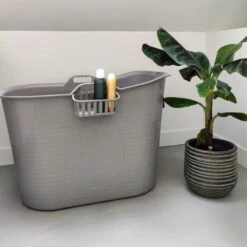 Zitbad Voor Volwassenen – 200L – Bath Bucket – Met Bruisballen – Grijs -Badkamerartikelen Winkel 1200x1200 799