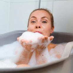 Zitbad Voor Volwassenen – 200L – Bath Bucket – Met Bruisballen – Grijs -Badkamerartikelen Winkel 1200x1200 801