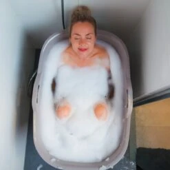 Zitbad Voor Volwassenen – 200L – Bath Bucket – Met Bruisballen – Grijs -Badkamerartikelen Winkel 1200x1200 804