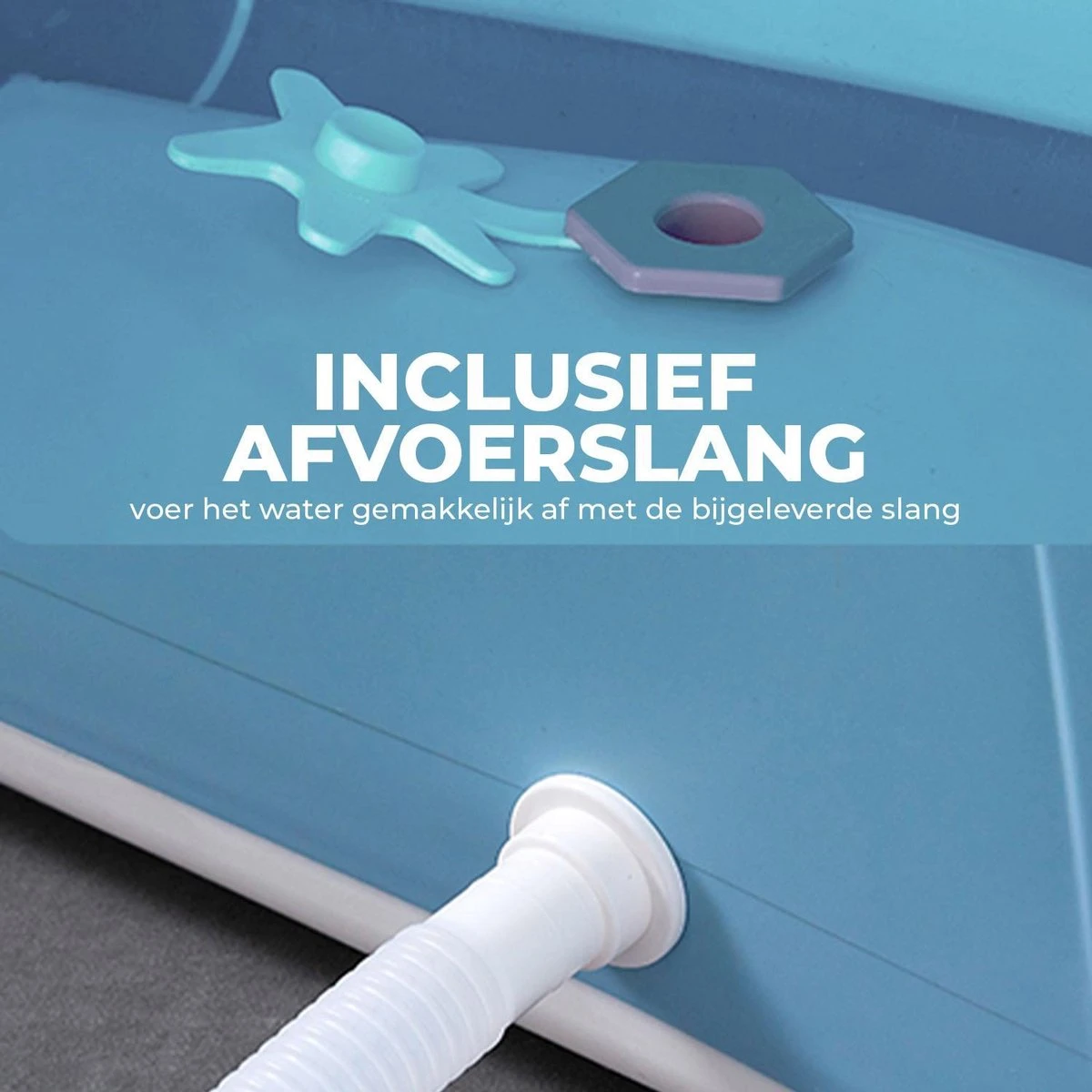 Foresta Volwassenen Zitbad XXL 150CM - Plastic Badkuip - Lime 7 Foresta Volwassenen Zitbad XXL 150CM - Plastic Badkuip - Lime - Afbeelding 7