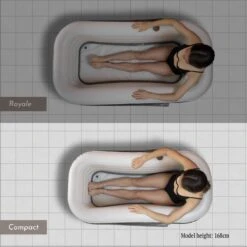 Tubble® Compact - Klein Opblaasbaar Ligbad 140 Cm Lang – Opvouwbaar Bad Voor Volwassenen Tot 170cm - IJsbad Wim Hof Methode - Zitbad - 200L 15 Tubble® Compact - Klein Opblaasbaar Ligbad 140 Cm Lang – Opvouwbaar Bad Voor Volwassenen Tot 170cm - IJsbad Wim Hof Methode - Zitbad - 200L -Badkamerartikelen Winkel 1200x1200 810