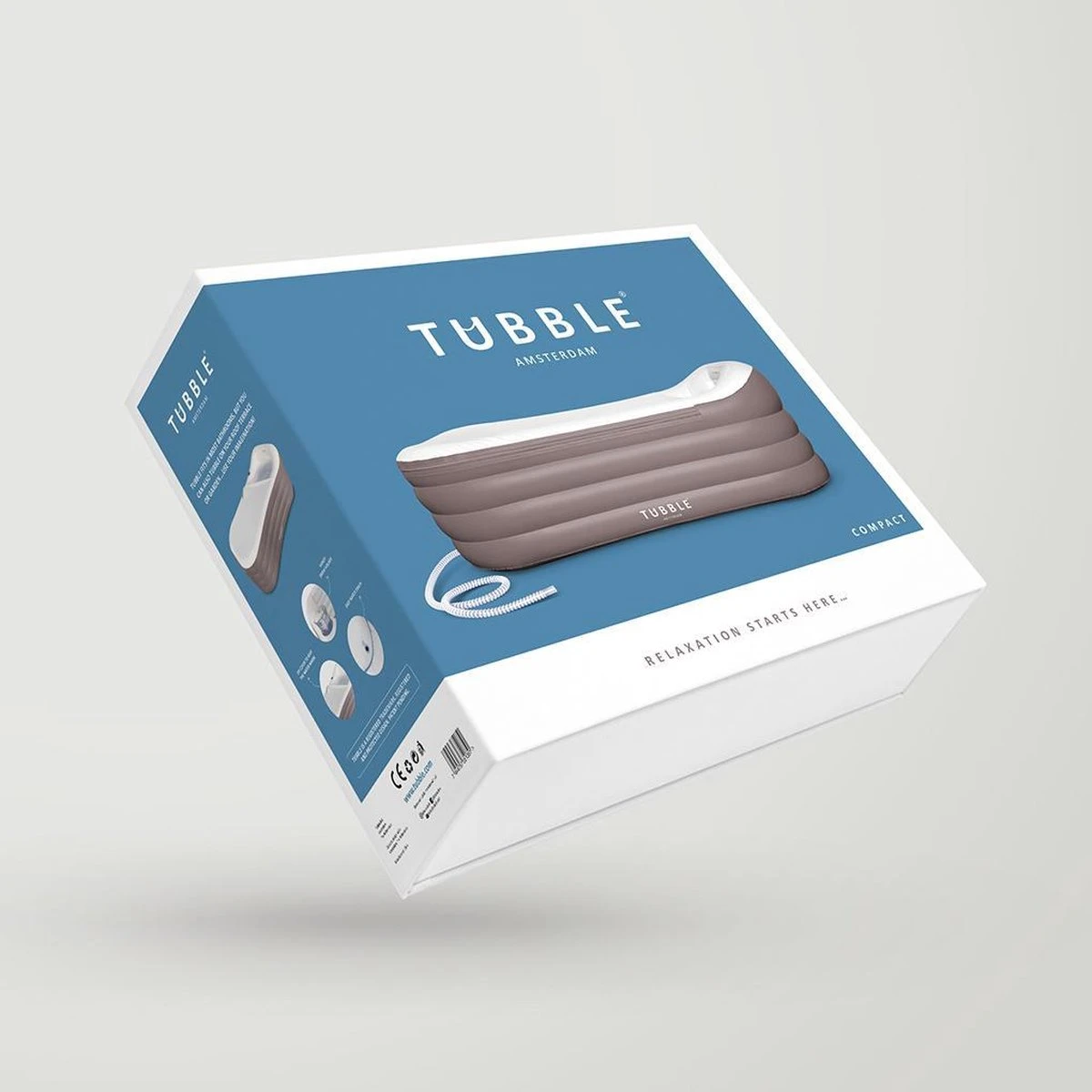 Tubble® Compact - Klein Opblaasbaar Ligbad 140 Cm Lang – Opvouwbaar Bad Voor Volwassenen Tot 170cm - IJsbad Wim Hof Methode - Zitbad - 200L 8 Tubble® Compact - Klein Opblaasbaar Ligbad 140 Cm Lang – Opvouwbaar Bad Voor Volwassenen Tot 170cm - IJsbad Wim Hof Methode - Zitbad - 200L - Afbeelding 8