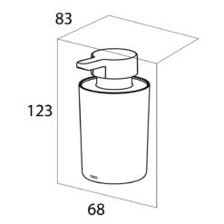 Tiger Urban - Zeepdispenser Vrijstaand - Zwart -Badkamerartikelen Winkel 1200x1200 82
