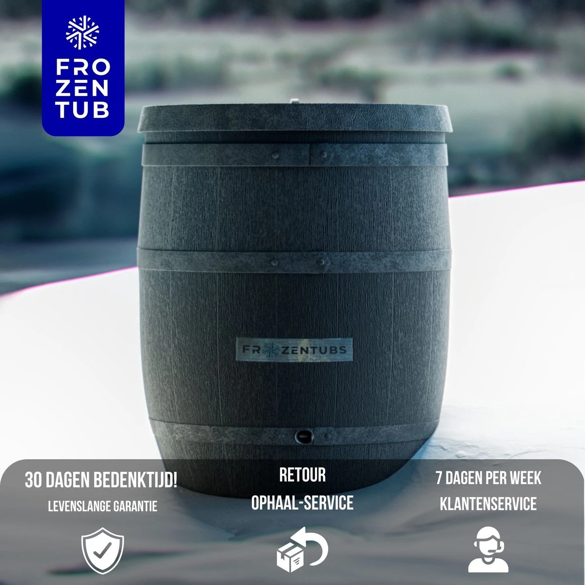 FrozenTubs IJsbad - Zitbad - Ice Bath Bucket - Bathtub - Dompelbad - Wim Hof Methode 9 FrozenTubs IJsbad - Zitbad - Ice Bath Bucket - Bathtub - Dompelbad - Wim Hof Methode - Afbeelding 9