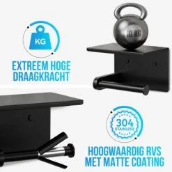 Strex WC Rolhouder Met Plankje - Zwart - Zelfklevend / Boren / Zonder Boren - Toiletrolhouder - WC Papier Houder 13 Strex WC Rolhouder Met Plankje - Zwart - Zelfklevend / Boren / Zonder Boren - Toiletrolhouder - WC Papier Houder -Badkamerartikelen Winkel 1200x1200 93