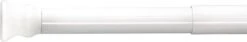 RIDDER Douchegordijnstang Telescopisch 70-115 Cm Wit 55101 -Badkamerartikelen Winkel 1200x203