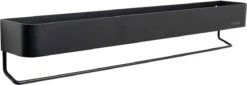 Sealskin Brix - Wandrek Met Handdoekrek - 55 Cm - Zwart 23 Sealskin Brix - Wandrek Met Handdoekrek - 55 Cm - Zwart -Badkamerartikelen Winkel 1200x412