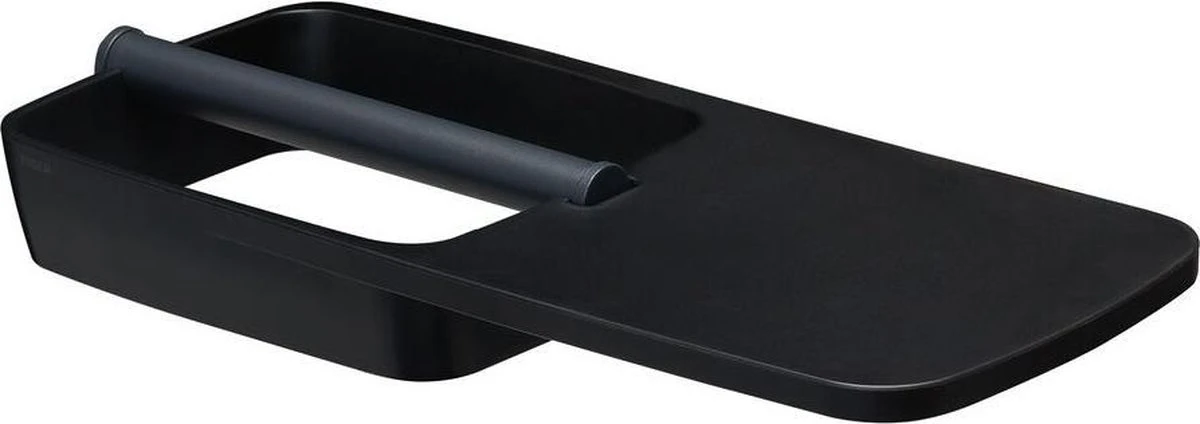 Tiger Tess - Toiletrolhouder Met Planchet - 32,1 Cm - Zwart / Antraciet 5 Tiger Tess - Toiletrolhouder Met Planchet - 32,1 Cm - Zwart / Antraciet - Afbeelding 5