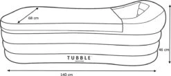 Tubble® Compact - Klein Opblaasbaar Ligbad 140 Cm Lang – Opvouwbaar Bad Voor Volwassenen Tot 170cm - IJsbad Wim Hof Methode - Zitbad - 200L 21 Tubble® Compact - Klein Opblaasbaar Ligbad 140 Cm Lang – Opvouwbaar Bad Voor Volwassenen Tot 170cm - IJsbad Wim Hof Methode - Zitbad - 200L -Badkamerartikelen Winkel 1200x534