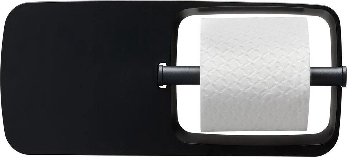 Tiger Tess - Toiletrolhouder Met Planchet - 32,1 Cm - Zwart / Antraciet 10 Tiger Tess - Toiletrolhouder Met Planchet - 32,1 Cm - Zwart / Antraciet - Afbeelding 10