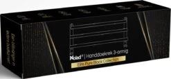 Nolad® Handdoekrek 3-armig - Handdoekhouder - Handdoekenrek - Zwart -Badkamerartikelen Winkel 1200x555 1