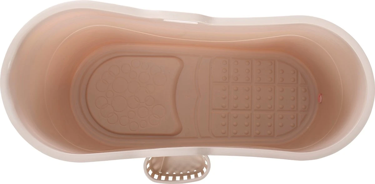 HelloBath® - Bath Bucket - XL - 125 Cm - Brazilian Sand - Zitbad - Ligbad (Verzending In Doos) - Incl. Badplank En Kraantje 3 HelloBath® - Bath Bucket - XL - 125 Cm - Brazilian Sand - Zitbad - Ligbad (Verzending In Doos) - Incl. Badplank En Kraantje - Afbeelding 3