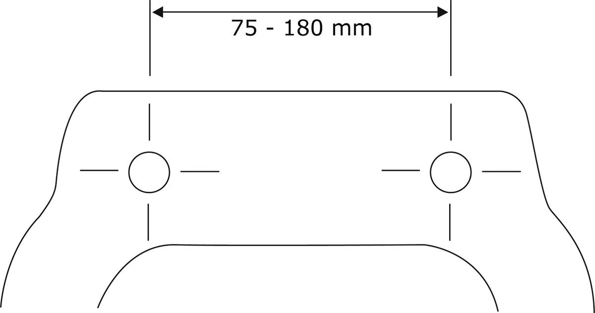 WENKO WC Bril Habos - Wit Thermoplast - Easy-Close Sluiting - Fix-Clip Bevestiging In RVS - Toiletbril - Toiletzitting 4 WENKO WC Bril Habos - Wit Thermoplast - Easy-Close Sluiting - Fix-Clip Bevestiging In RVS - Toiletbril - Toiletzitting - Afbeelding 4