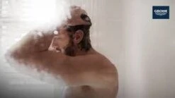 GROHE Grohtherm-1000 Performance Renovatieset - Met Thermostaatkraan, Koppelingen, Glijstang En Hoofddouche - CoolTouch - Chroom -Badkamerartikelen Winkel 1200x675 16