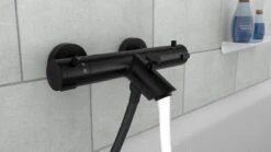 SCHÜTTE London Thermostatische Badkraan - Hartafstand 150 Mm - Zwart Mat -Badkamerartikelen Winkel 1200x675 24