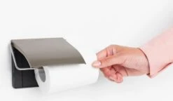 Brabantia ReNew WC Rolhouder - Met Klep - Platinum -Badkamerartikelen Winkel 1200x699