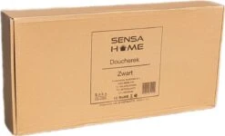 SensaHome Telescopisch Douche Rek Met 4 Lagen - Verstelbaar Bad / Douche Hoekrek Opbergrek - Uitschuifbaar Van 145-250 Cm - Zwart -Badkamerartikelen Winkel 1200x728