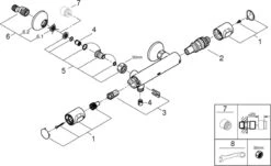 GROHE Precision Flow Thermostatische Douchekraan - EcoJoy® - EcoButton - 15cm - 34840000 -Badkamerartikelen Winkel 1200x733 2