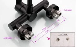 Merkloos Inbouw Wastafelkraan 8654-CB - Muurkraan - RVS - Mat Zwart -Badkamerartikelen Winkel 1200x733 3